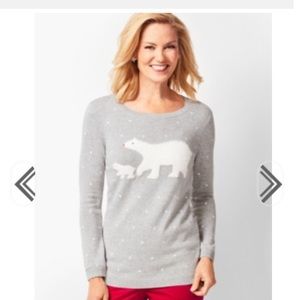 NWT Grey Crew Neck Polar Bear Sweater